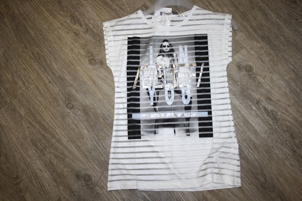 Geisha transparent top black