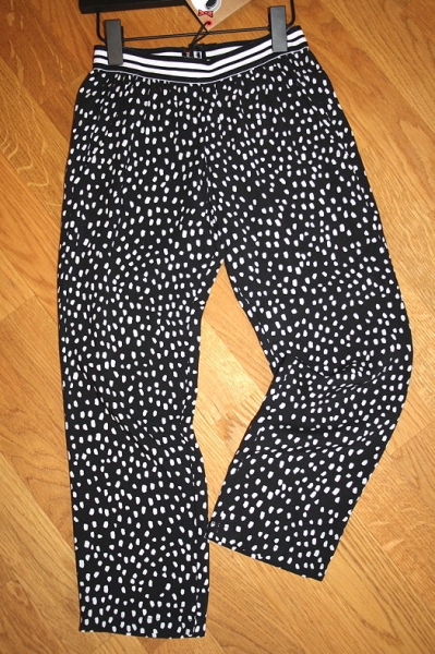 Sorry4theMess dotty easy fit pants noir