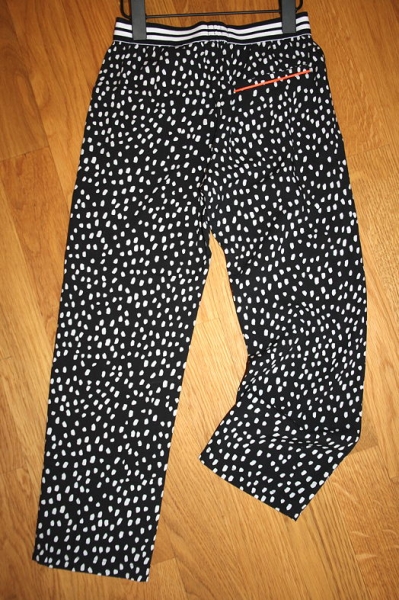Sorry4theMess dotty easy fit pants noir
