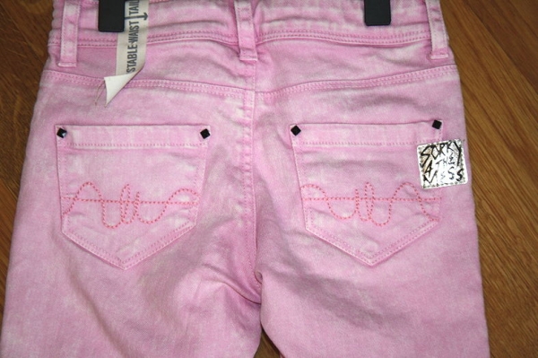 Sorry4theMess slim denim pants rose