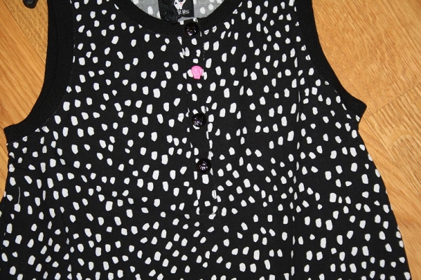 Sorry4theMess dotty jumpsuit/overall noir