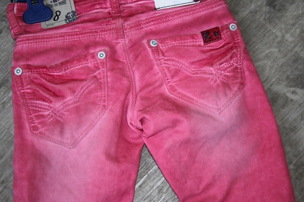Blue Rebel super skinny denim pants Calciet bright pink