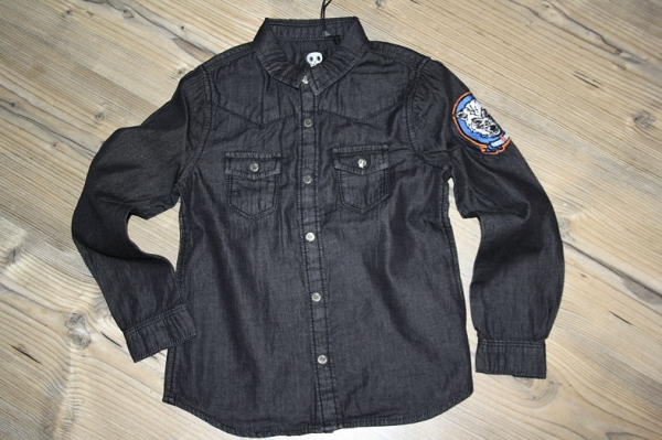 Sorry4theMess button shirt gris