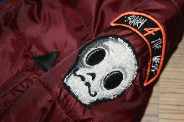 Sorry4theMess quilted blouson geek red
