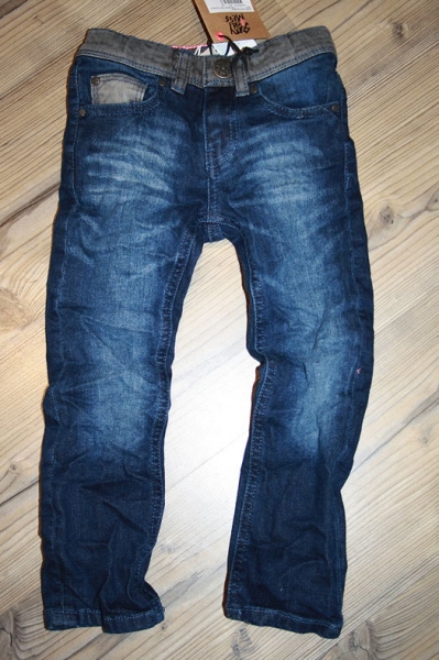 Sorry4theMess schmale Jeanshose blue indigo