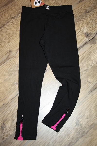 Sorry4theMess treggings game over black ---size 5y left only---