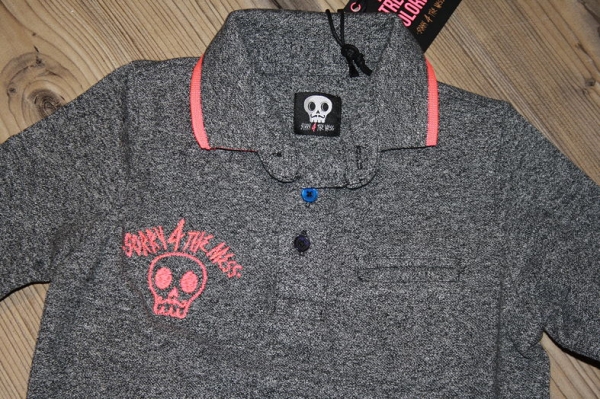 Sorry4theMess Polohemd no signal dark grey