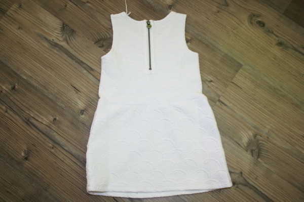 IKKS basikks sleeveles molleton dress blanc optique
