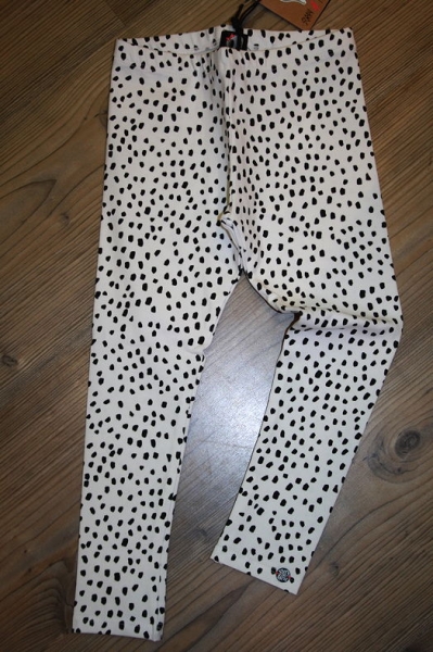 Sorry4theMess dots leggings blanc