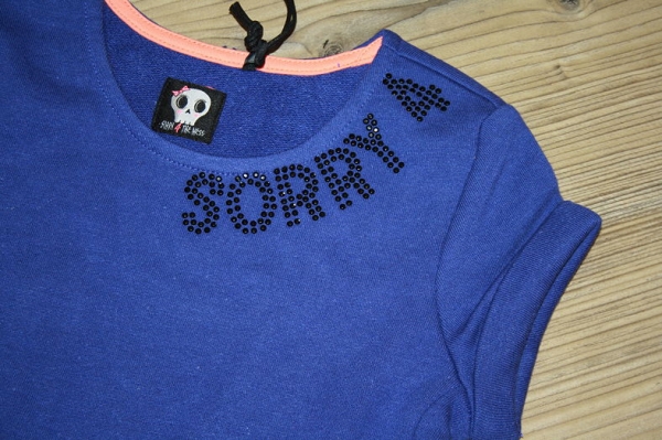 Sorry4theMess short sleeved sweaty bleu