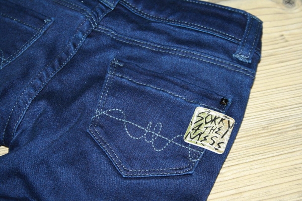 Sorry4theMess skinny denim pants brut