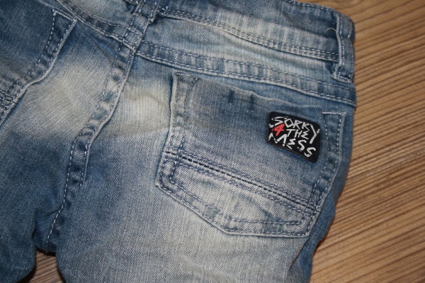 Sorry4theMess slim denim pants bleached