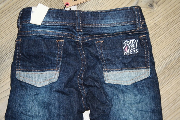 Sorry4theMess slim denim pants brut ---size 3y left only---