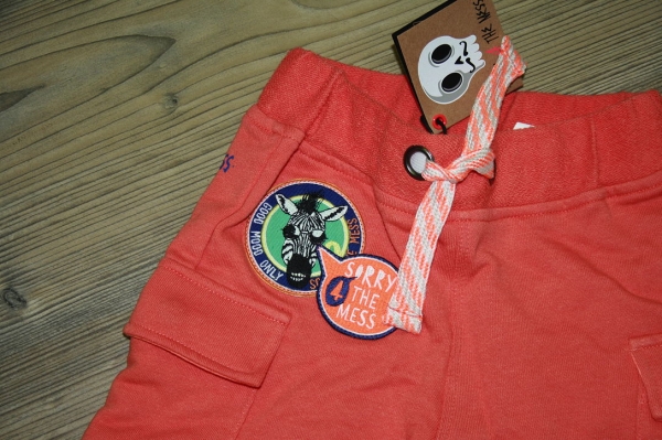 Sorry4theMess cargo molleton bermuda orange