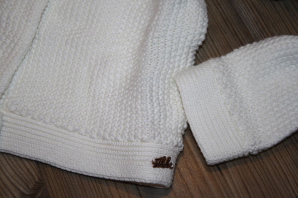 IKKS city road Strickjacke blanc casse