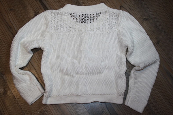 IKKS city road Strickjacke blanc casse