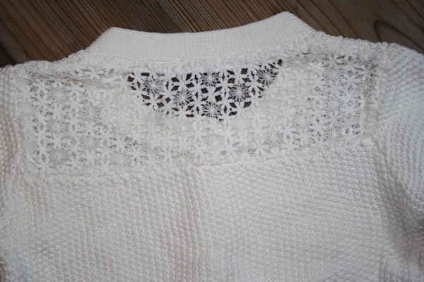 IKKS city road Strickjacke blanc casse