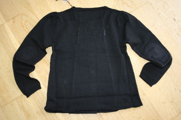 IKKS city black Materialmix Strickjacke noir
