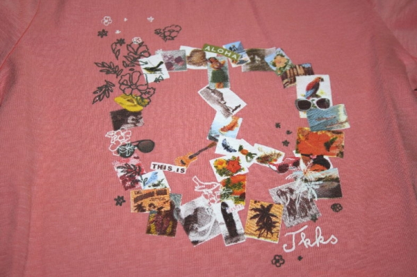 IKKS Laundry "Peace" T-Shirt corail