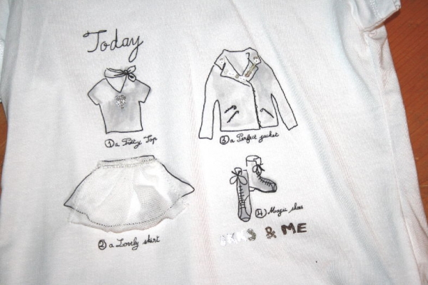 IKKS basikks short sleeved tee "Today" blanc