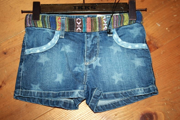 IKKS Jeans Store funky denim shorts bleu/etoiles
