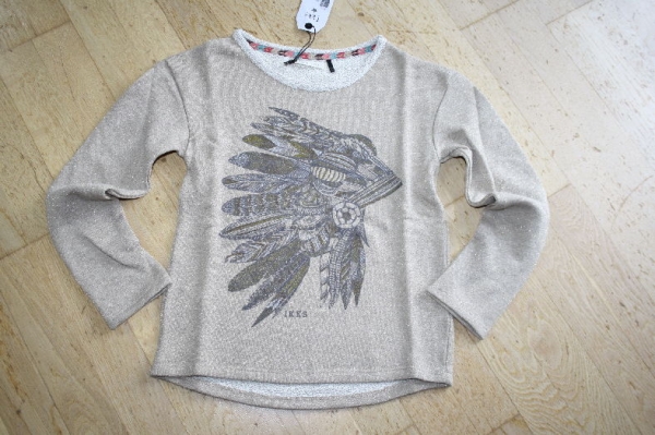 IKKS junior origin sweatshirt lurex beige