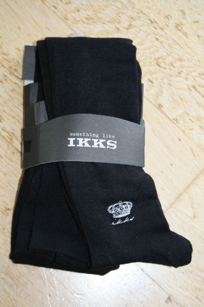 IKKS new city black crown logo tights noir ---size 27/30 left only---
