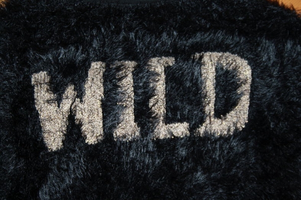 IKKS city black furry knitted cardigan noir ---size 6y left only---