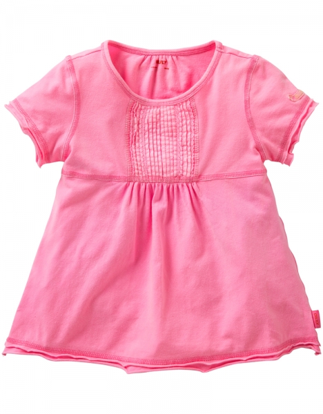 Oilily tunic t-shirt Timsy garnment dyed pink ---size 8y left only---