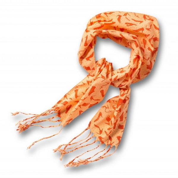 NONO summer scarf triangle aop shoes cherry tomato