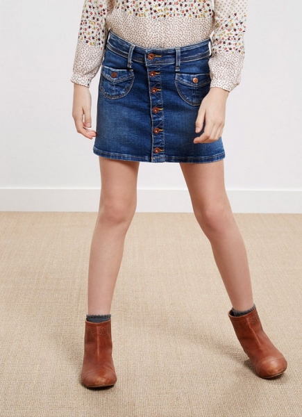 Pepe Jeans short denim skirt Maddie denim