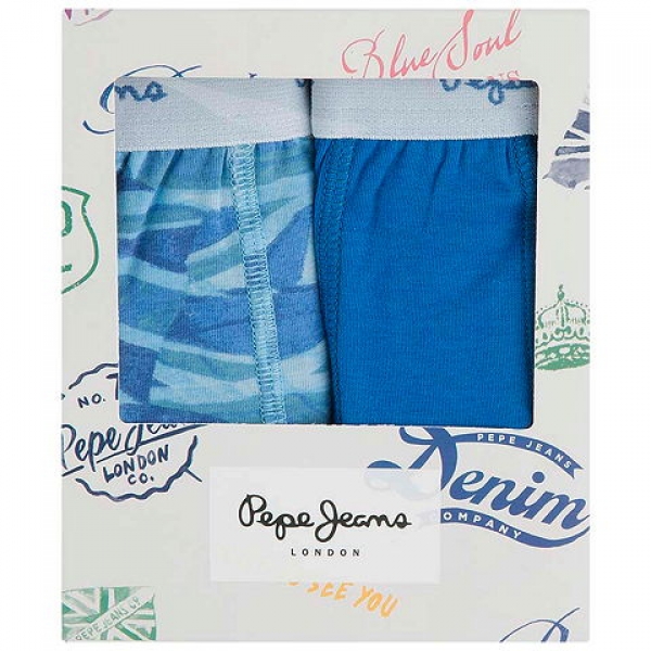 Pepe Jeans Doppelpack Boxershorts Lewis blue