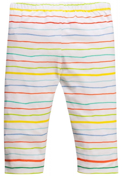 Oilily 3/4 leggings Tappy aop rainbow stripe white