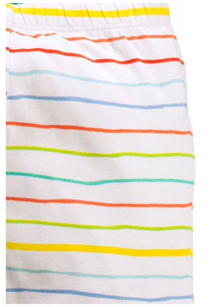 Oilily 3/4 leggings Tappy aop rainbow stripe white