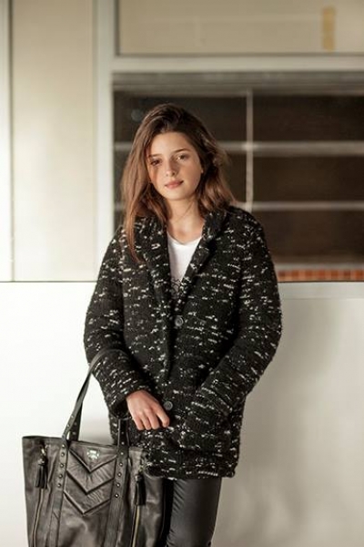 WAY by IKKS Not Serious woolen coat noir